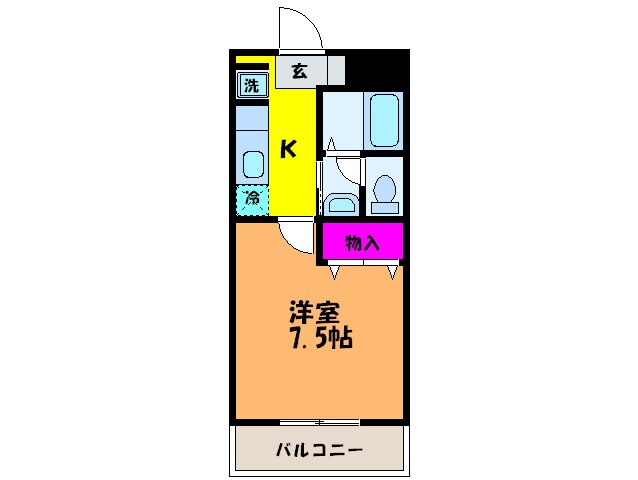 エス・スカイの物件間取画像