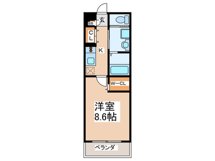 バウムハイムの物件間取画像