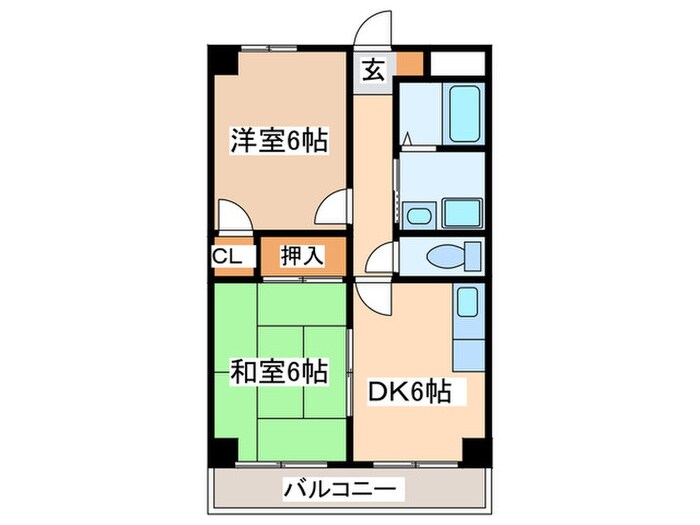 メゾンミチヨの物件間取画像