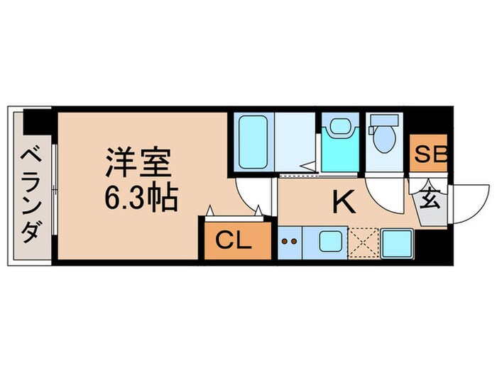 Luxe住吉公園の物件間取画像