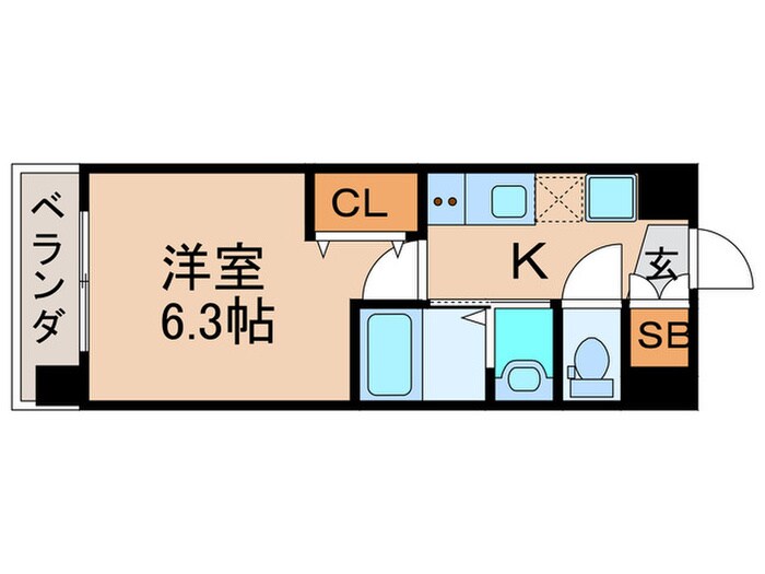 Luxe住吉公園の物件間取画像