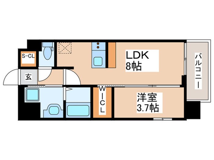 Luxe住吉公園の物件間取画像