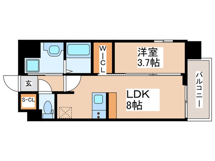 Luxe住吉公園の物件間取画像