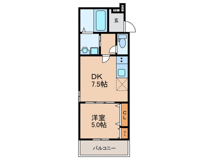 フジパレス今川公園Ⅰ番館の物件間取画像