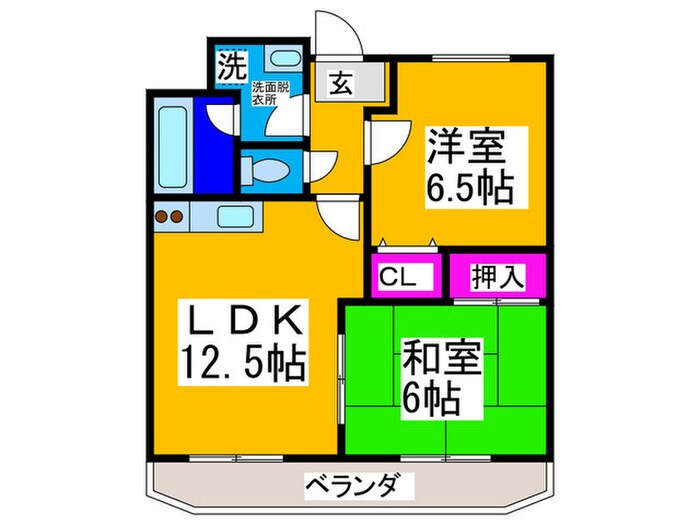 ミレニアムの物件間取画像