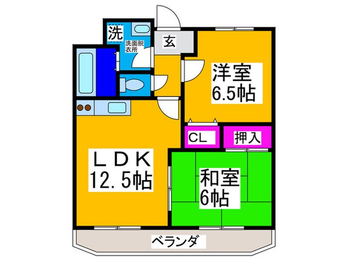 ミレニアムの物件間取画像