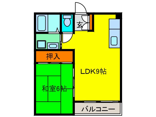 リンデン南桜塚ハイツⅡの物件間取画像
