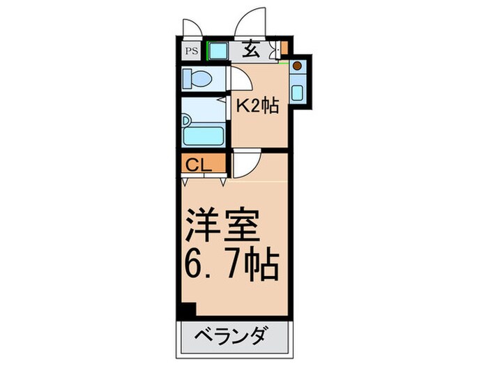 マンションアミの物件間取画像