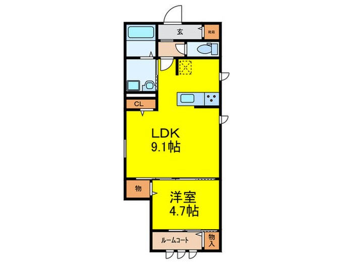 珊瑚の物件間取画像