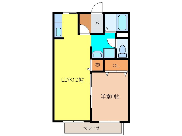 ルミエール鶯の森の物件間取画像