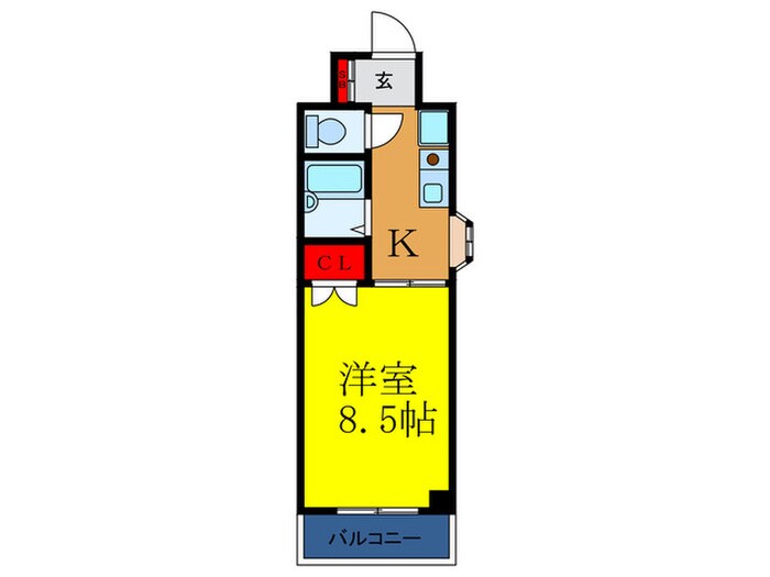 ﾌﾛｰﾗﾙﾀﾜｰⅠの物件間取画像