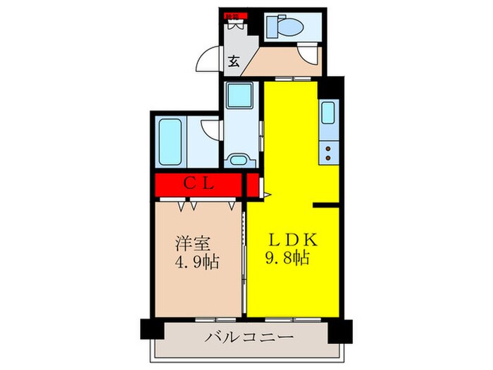 スプランディッド茨木天王の物件間取画像