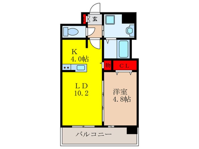 スプランディッド茨木天王の物件間取画像