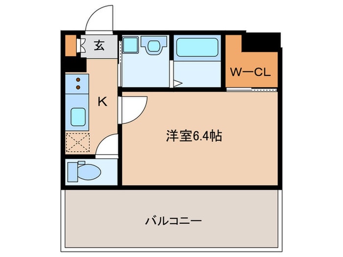 ﾌﾟﾚｻﾝｽTHEKYOTO東福寺WEST(612)の物件間取画像