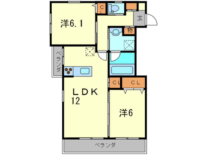 ジョイ パレスの物件間取画像