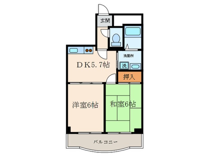 セルジュＹＳ出屋敷の物件間取画像