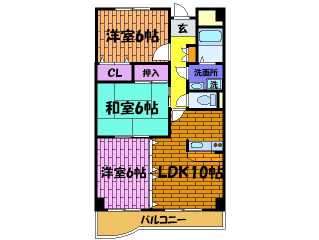 グランドゥールシェソワの物件間取画像