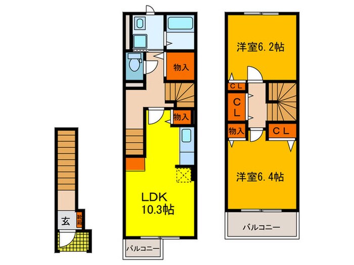 ルアーナ山城の物件間取画像