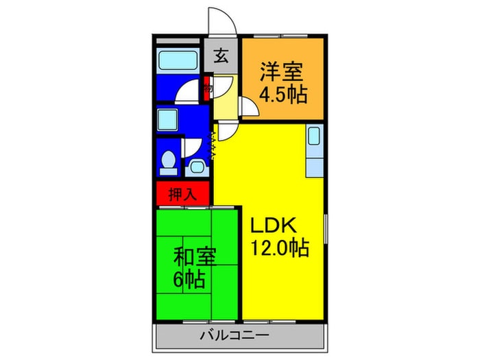 ウエストコートの物件間取画像