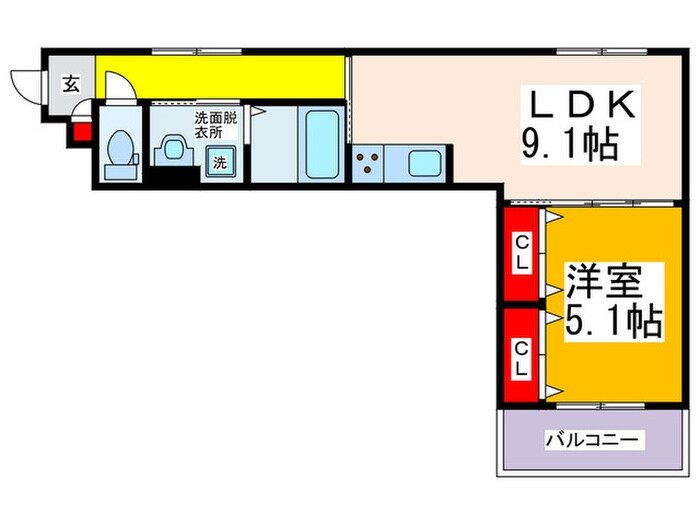 ピレーネ近江堂の物件間取画像