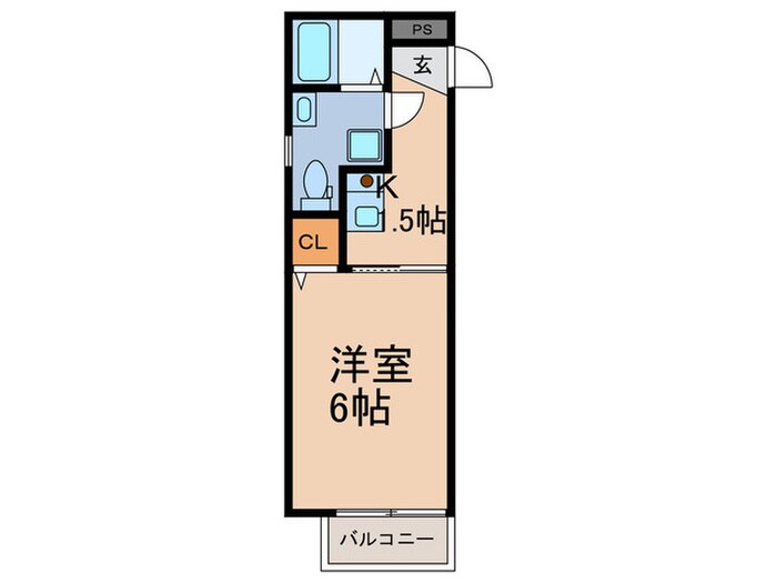 シティライフ稗原の物件間取画像