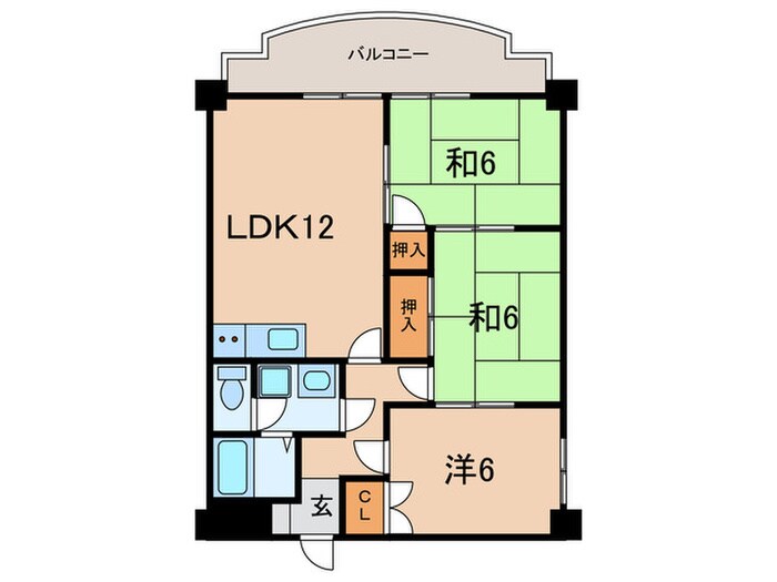 プリオール加古川の物件間取画像