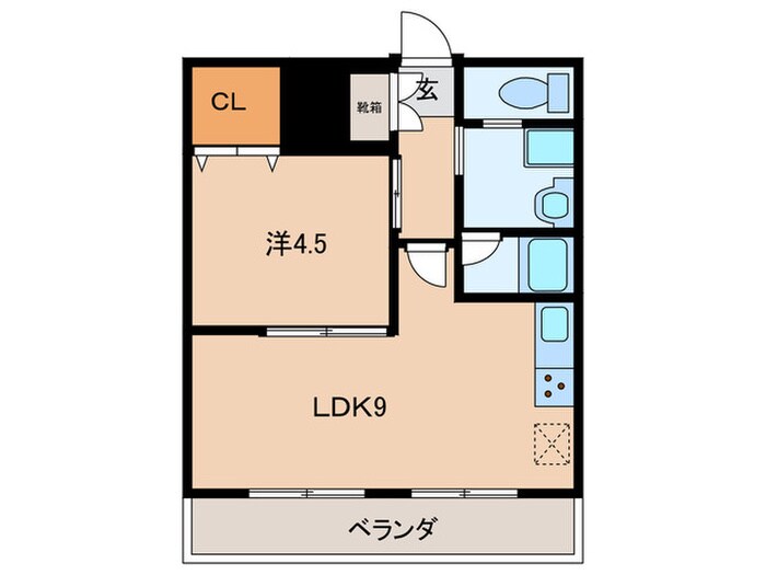 シャンテ中山の物件間取画像