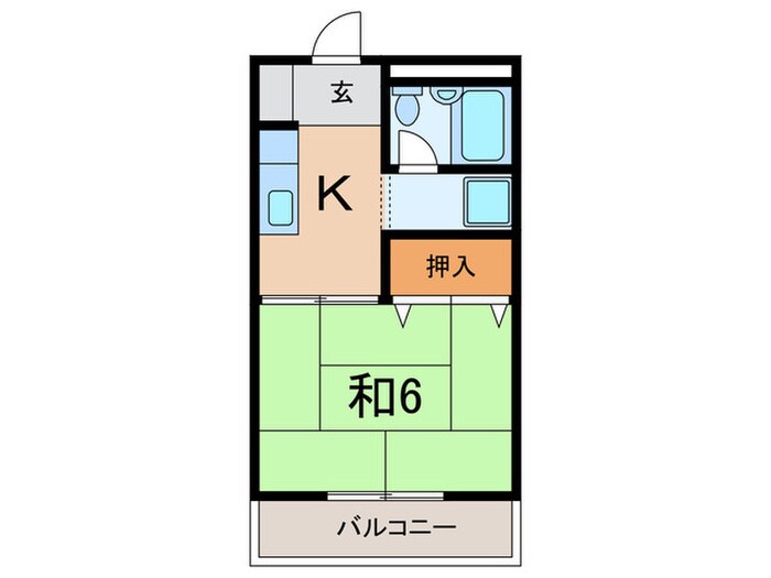 ロ－ズハイツウエダの物件間取画像