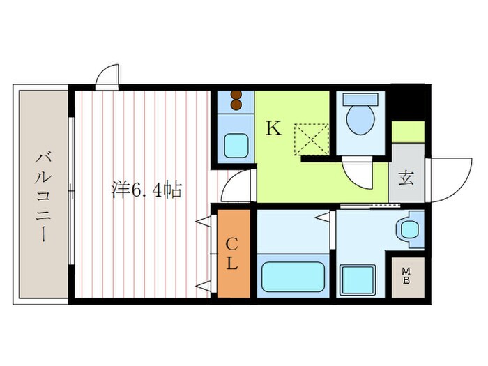 カスタリア京都西大路の物件間取画像