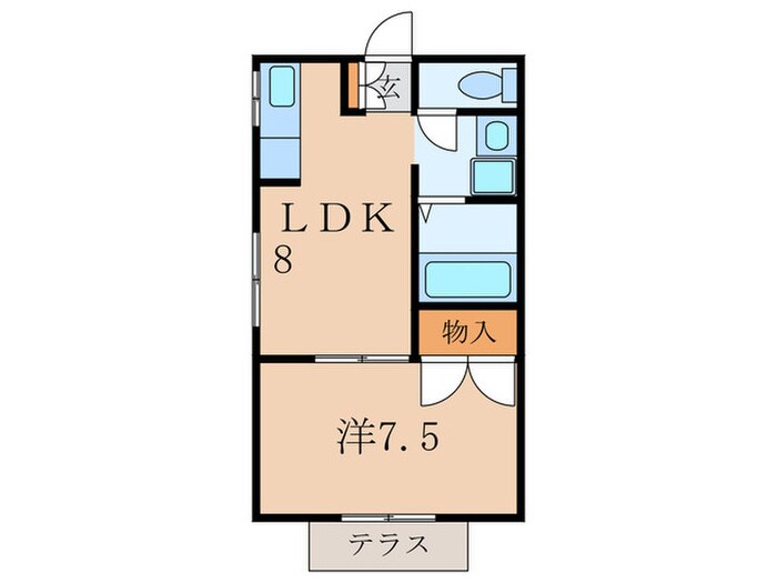 寿美礼荘の物件間取画像