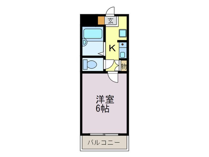 ルックハイツ２の物件間取画像