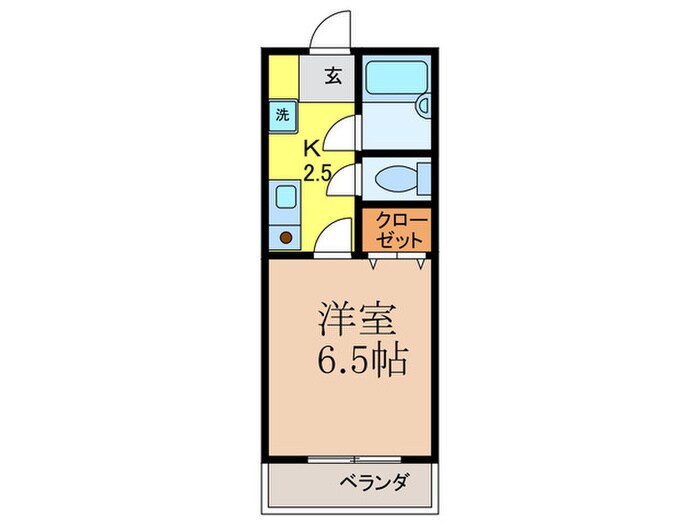 アルバマンションの物件間取画像