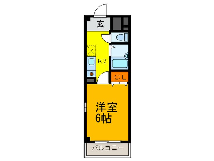 チェリーハイツ西山本の物件間取画像