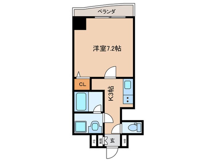 Halu花園町の物件間取画像
