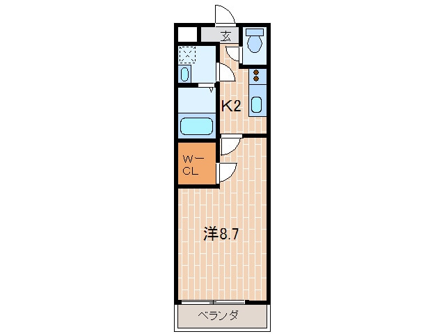 フジパレス尼崎西難波の物件間取画像