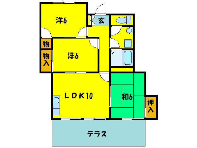 メゾン柳風台の物件間取画像