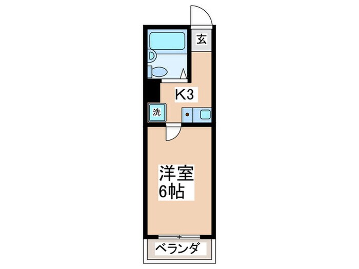 マンション輝の物件間取画像