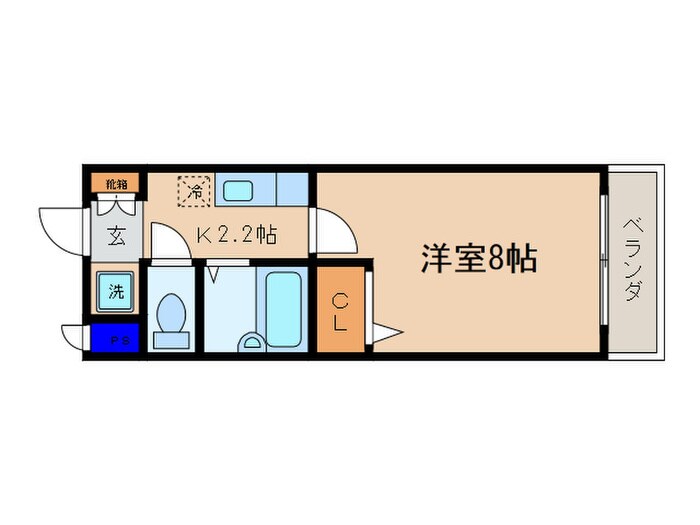 エムアイキャッスルの物件間取画像