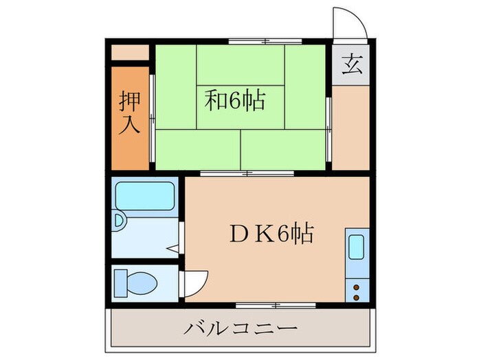 長洲ＤＡＮＤＡＮハウスの物件間取画像