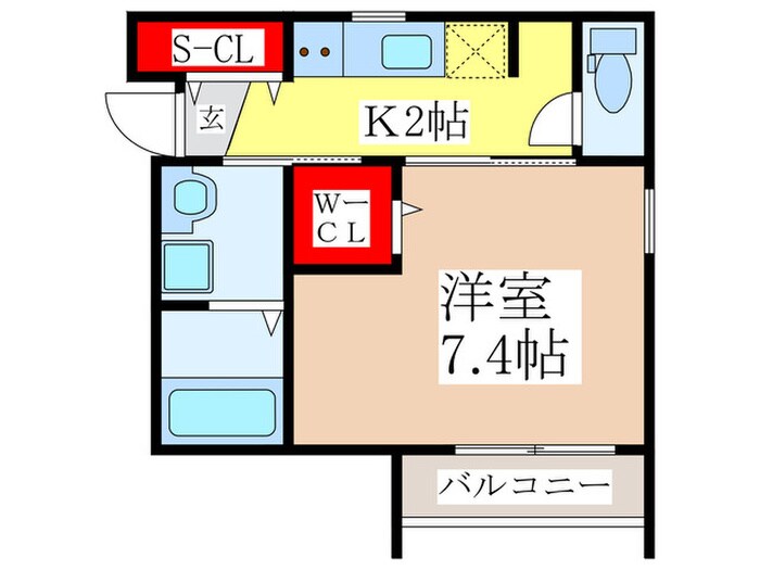 ＦＬＯＲＡＬの物件間取画像