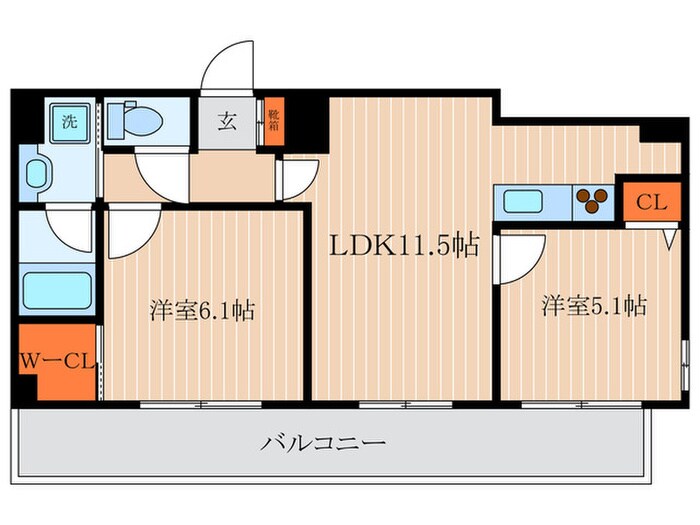 ＡＬＴＡ京都堀川ウインドアの物件間取画像