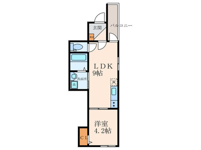 F asecia cosyの物件間取画像