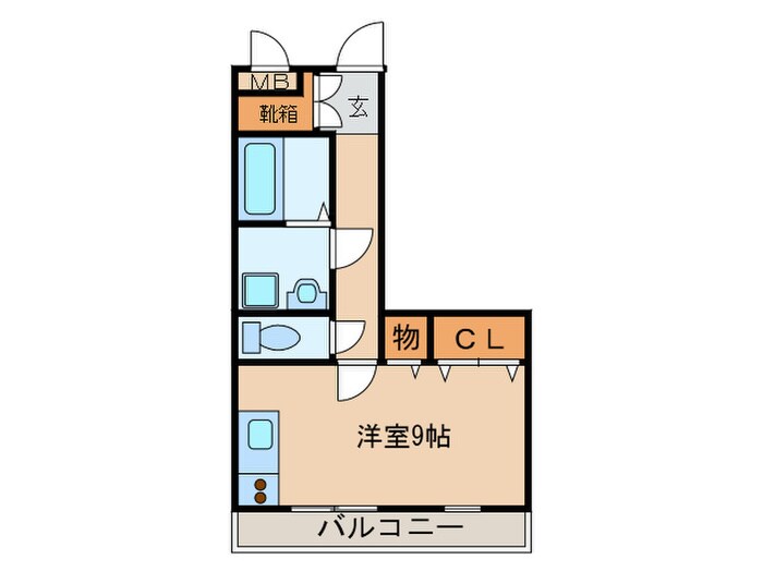 エバ－グリ－ンの物件間取画像