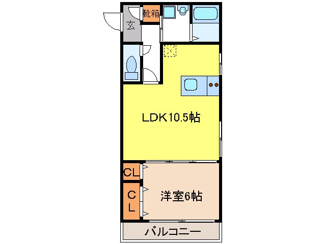 サウスメゾン秋桜の物件間取画像