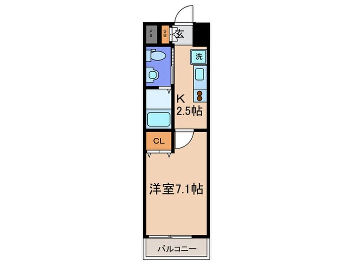 ラ－ジウェル園田の物件間取画像