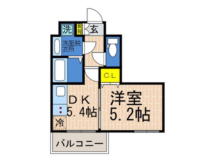 プリオーレ新開地の物件間取画像