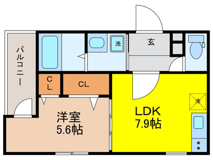 フジパレス帝塚山Ⅰ番館の物件間取画像