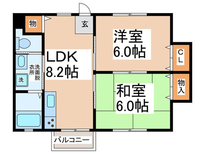 メゾンフジタの物件間取画像