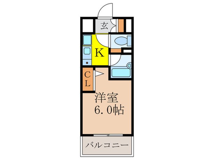 エスリード新大阪第７（307）の物件間取画像