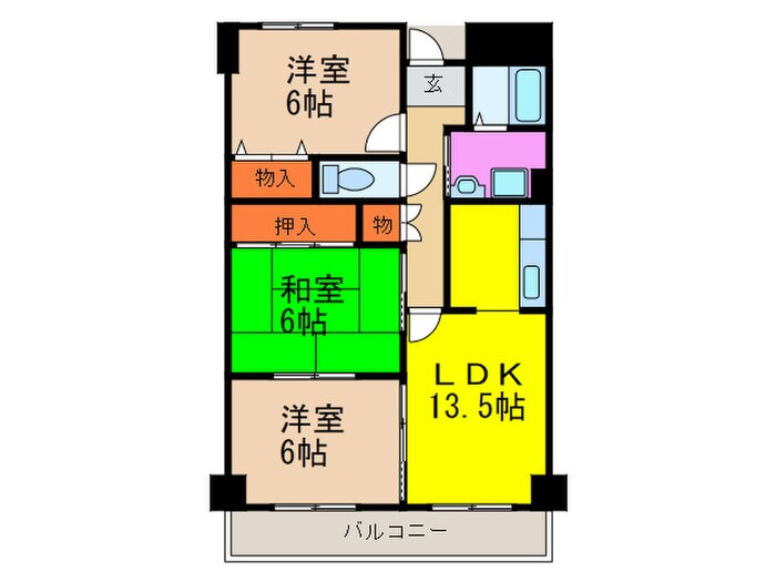 リシュ・パルテールの物件間取画像